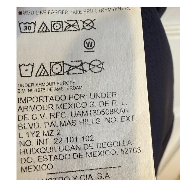 Under Armour Men’s Tech Polo Shirt Navy Blue Sz Small Loose Fit Performance Golf - Picture 6 of 8